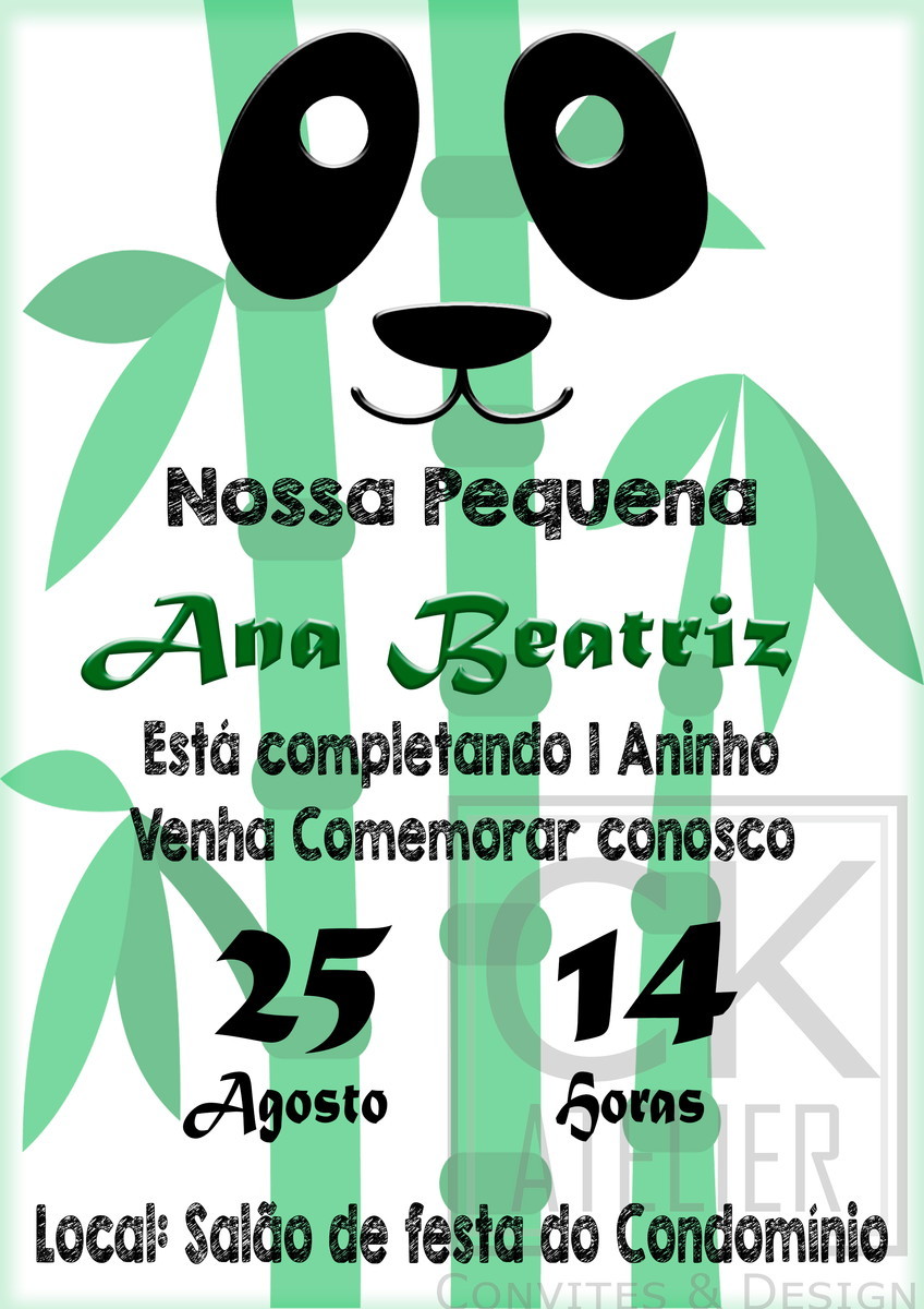 Convite Digital Chá de Bebê Animais Cute