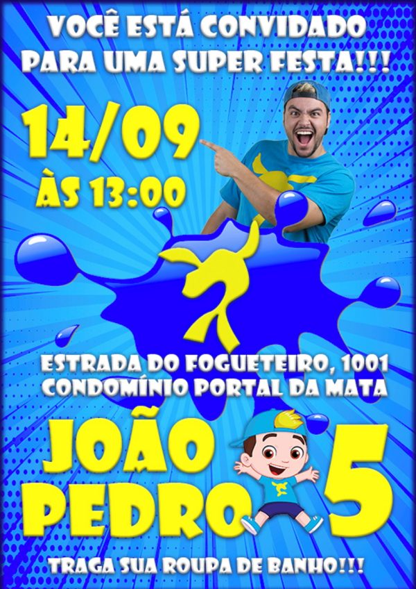 Convite Digital Lucas Neto