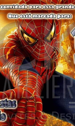 Convite Homem Aranha