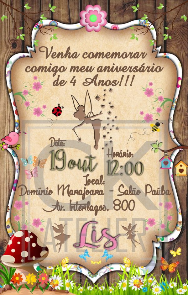Convite Jardim Encantado