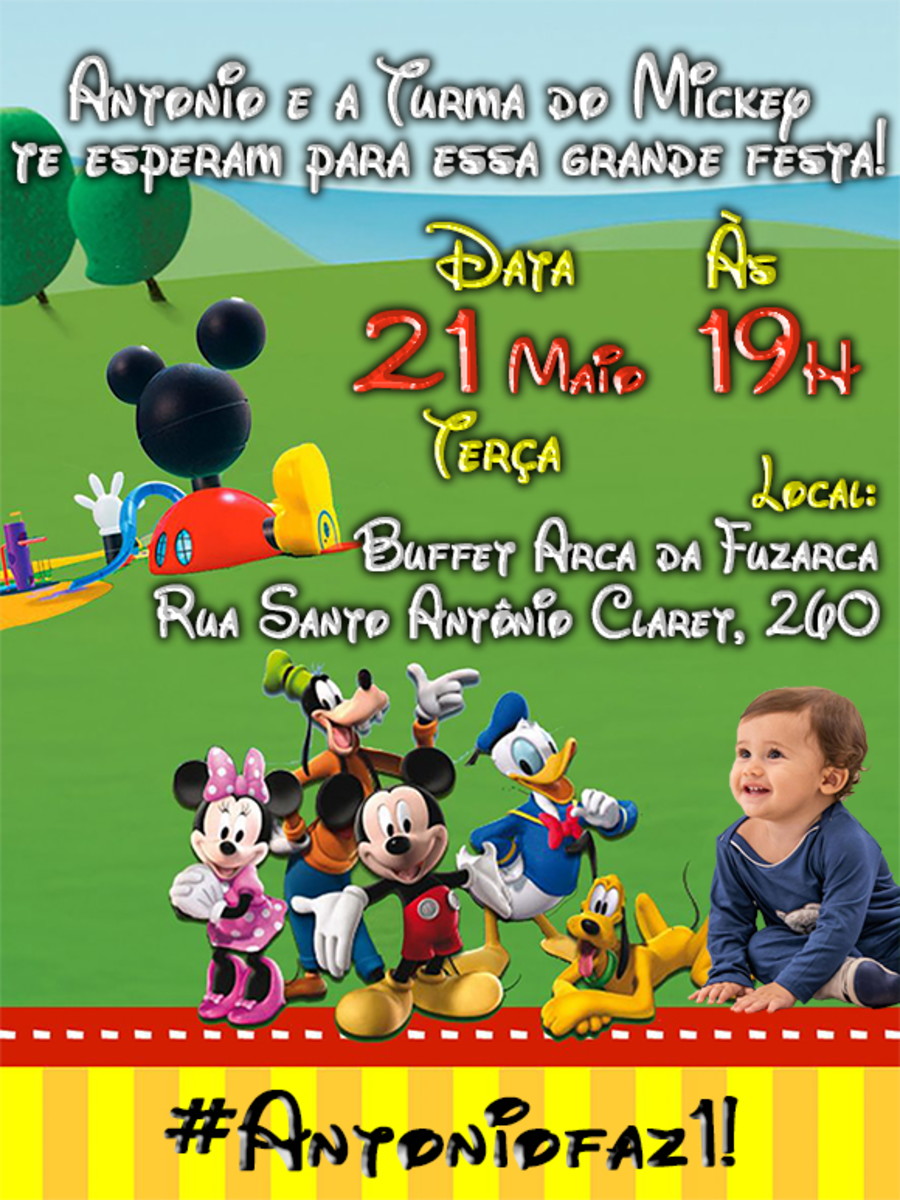 Convite Mickey