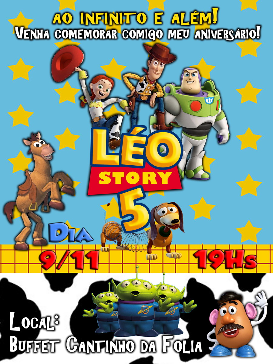 Convite Toy Story