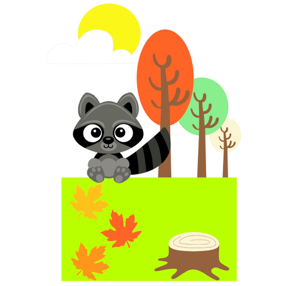 Kit C/ 5: Arquivo De Corte Topo De Bolo Animais Floresta 002