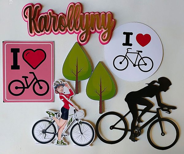 KIT C/ 5 ARQUIVO DE CORTE: TOPO DE BOLO CICLISTA 002