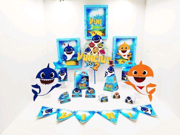 KIT SÓ UM BOLINHO - BABY SHARK (#425) PDF E STUDIO