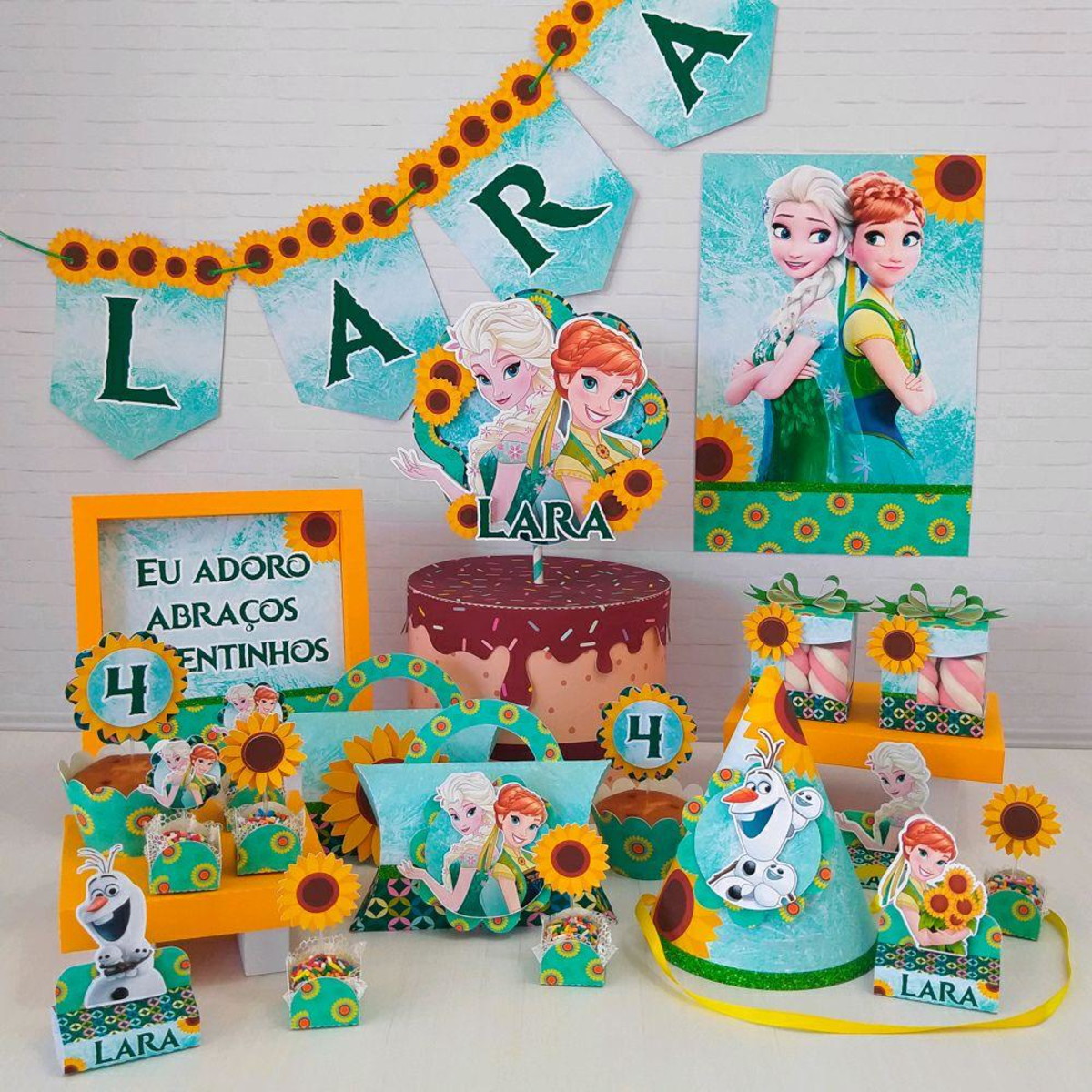 KIT SÓ UM BOLINHO - FROZEN FEVER (#419) PDF E STUDIO