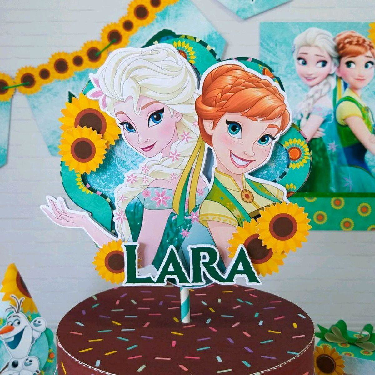 KIT SÓ UM BOLINHO - FROZEN FEVER (#419) PDF E STUDIO - Imagem 3