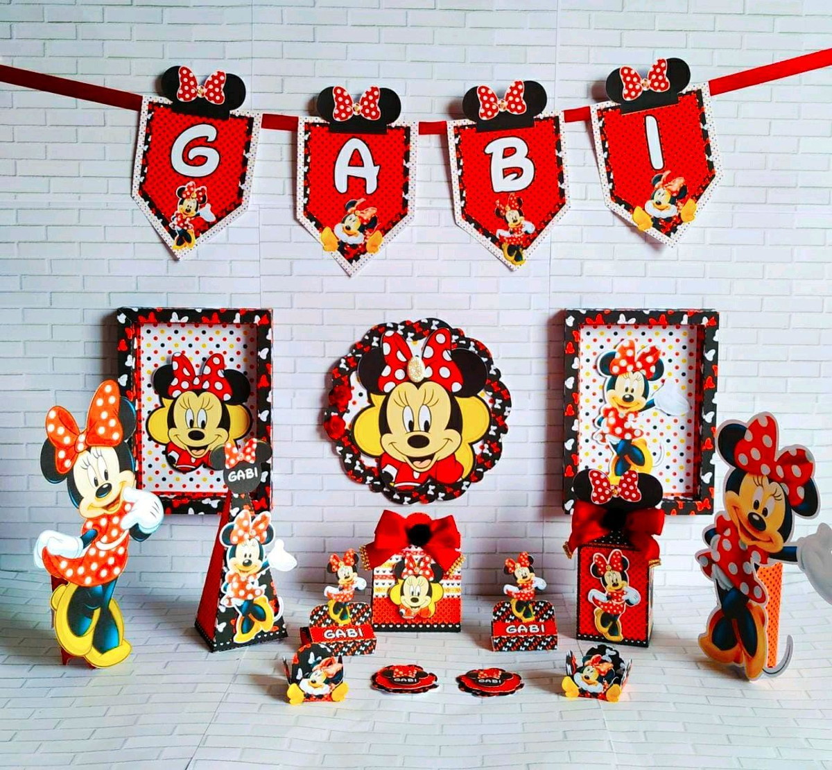 KIT SÓ UM BOLINHO - MINNIE VERMELHA (#410) PDF E STUDIO