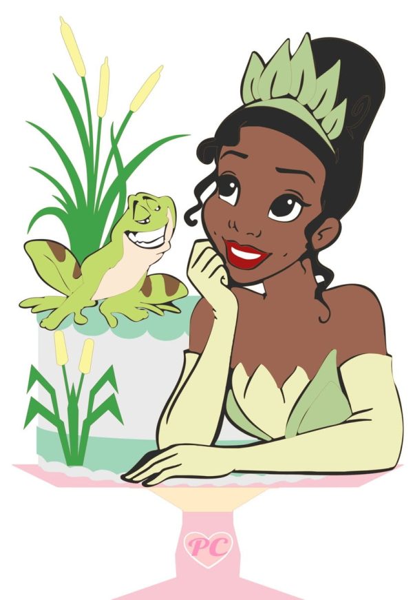 Topo De Bolo A Princesa E O Sapo