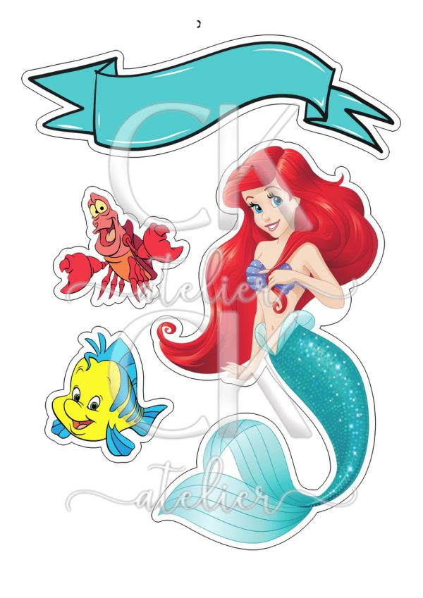 Topo de Bolo Ariel