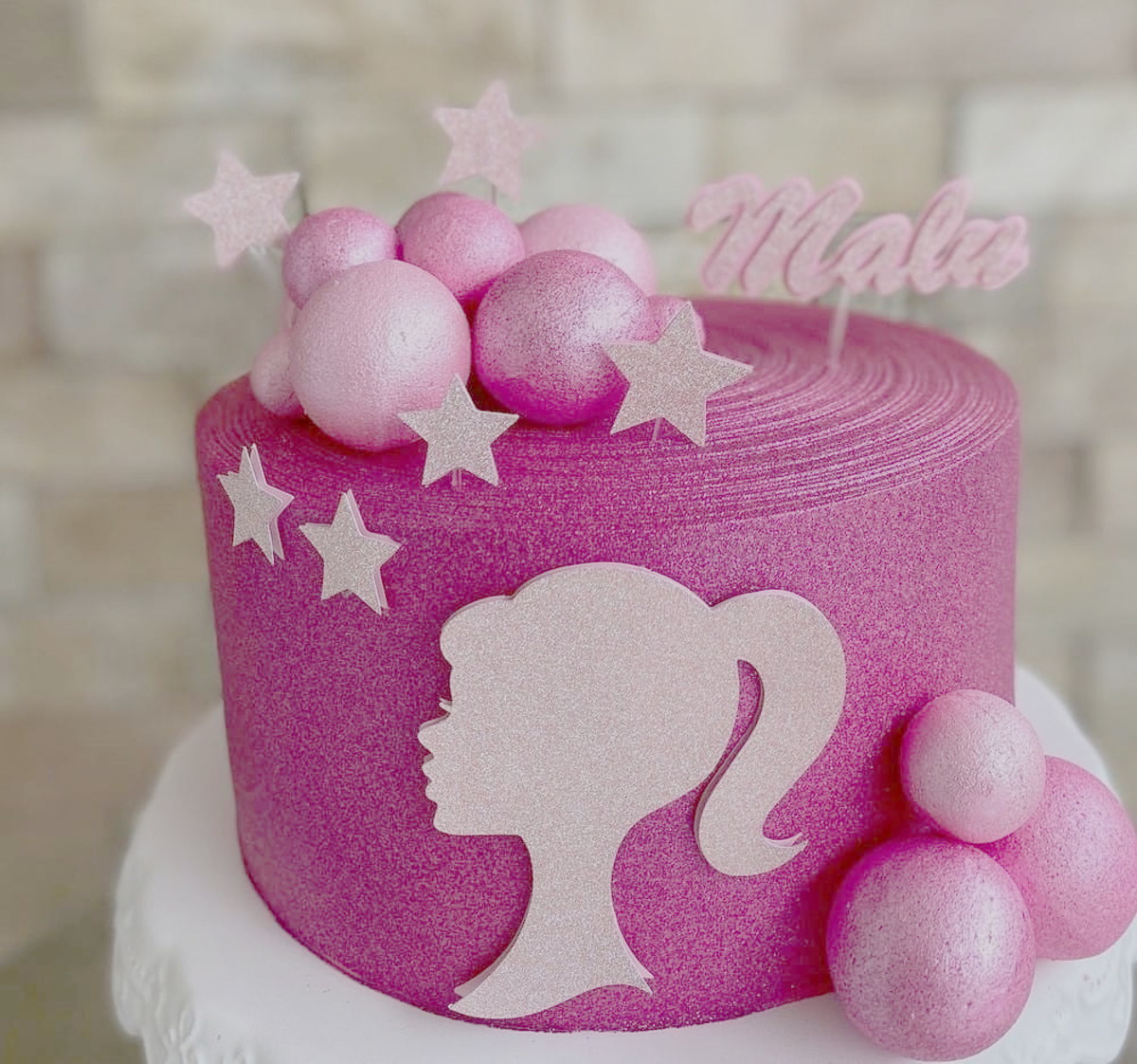 Topo de Bolo Barbie