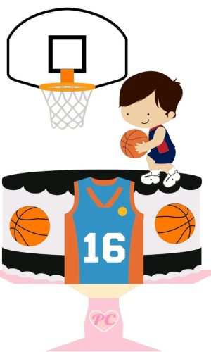 Topo De Bolo - Basquete (#193) Studio