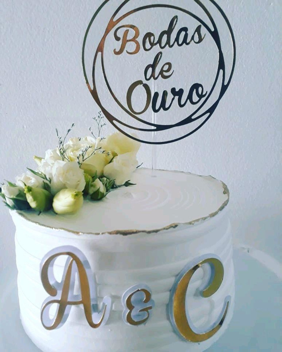 Topo de Bolo Bodas