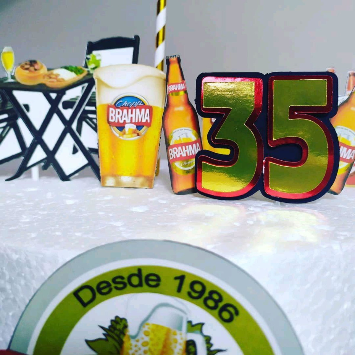 Topo de Bolo Boteco - Imagem 3