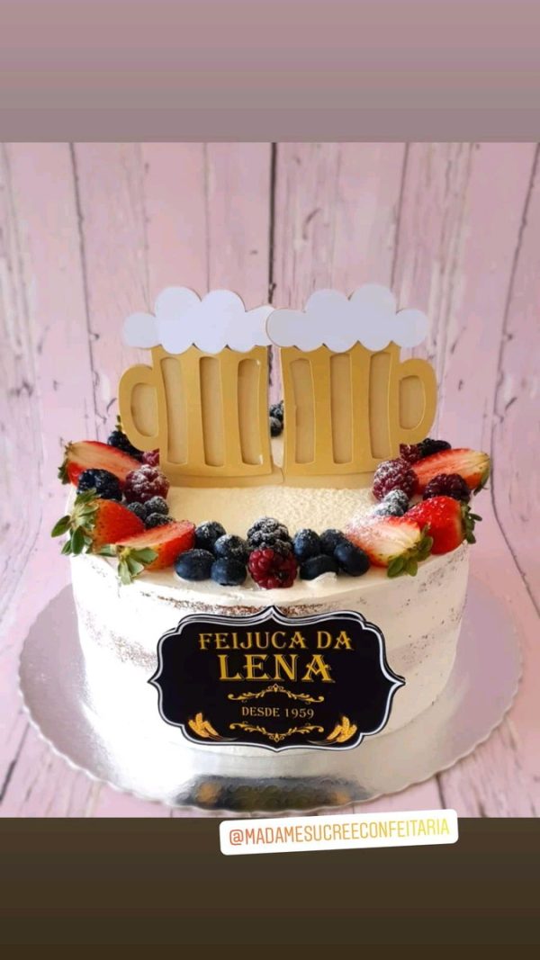 Topo de Bolo caneca
