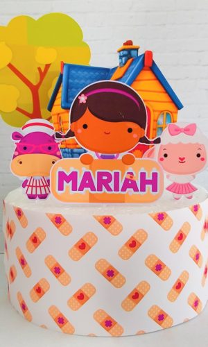Topo de Bolo Doutora Brinquedos