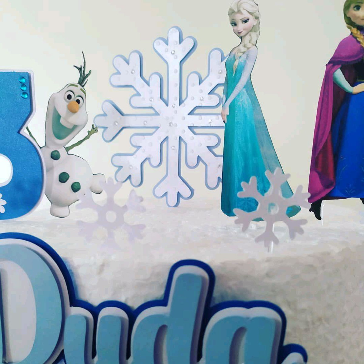 Topo de Bolo Frozen