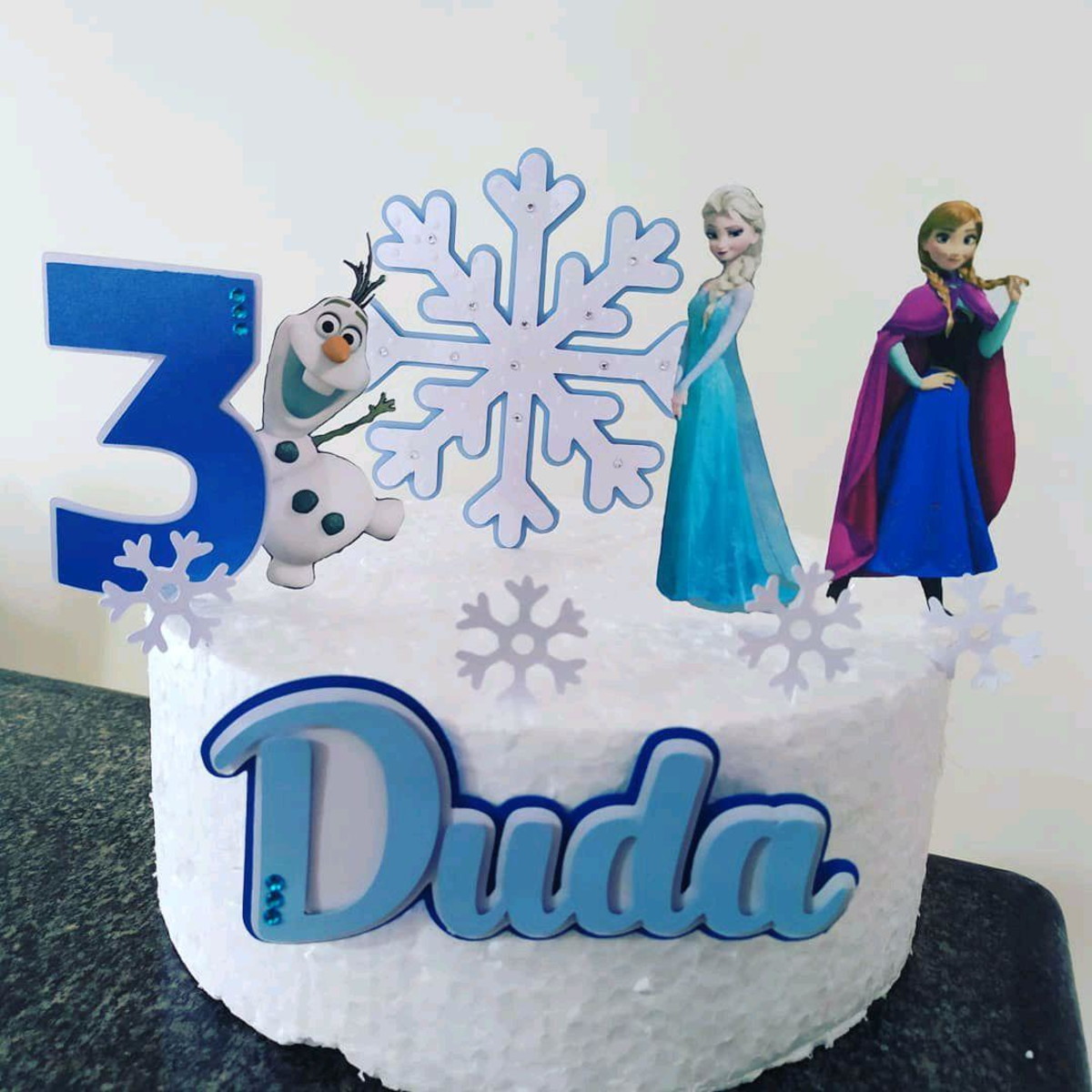 Topo de Bolo Frozen - Imagem 3