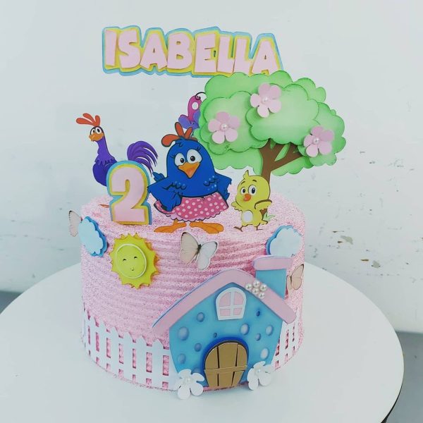 Topo De Bolo Galinha Pintadinha