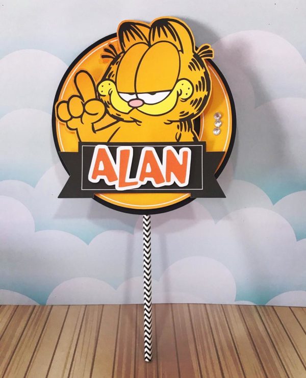 Topo de Bolo Garfield