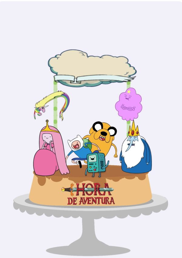 Topo De Bolo Hora Da Aventura