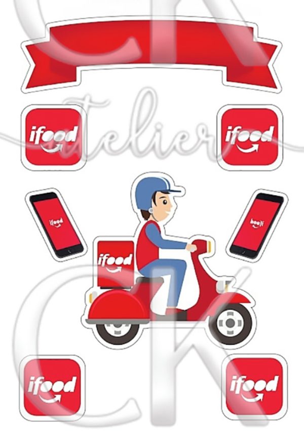 Topo de Bolo Ifood