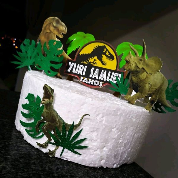 Topo de Bolo Jurassic Park - Imagem 2