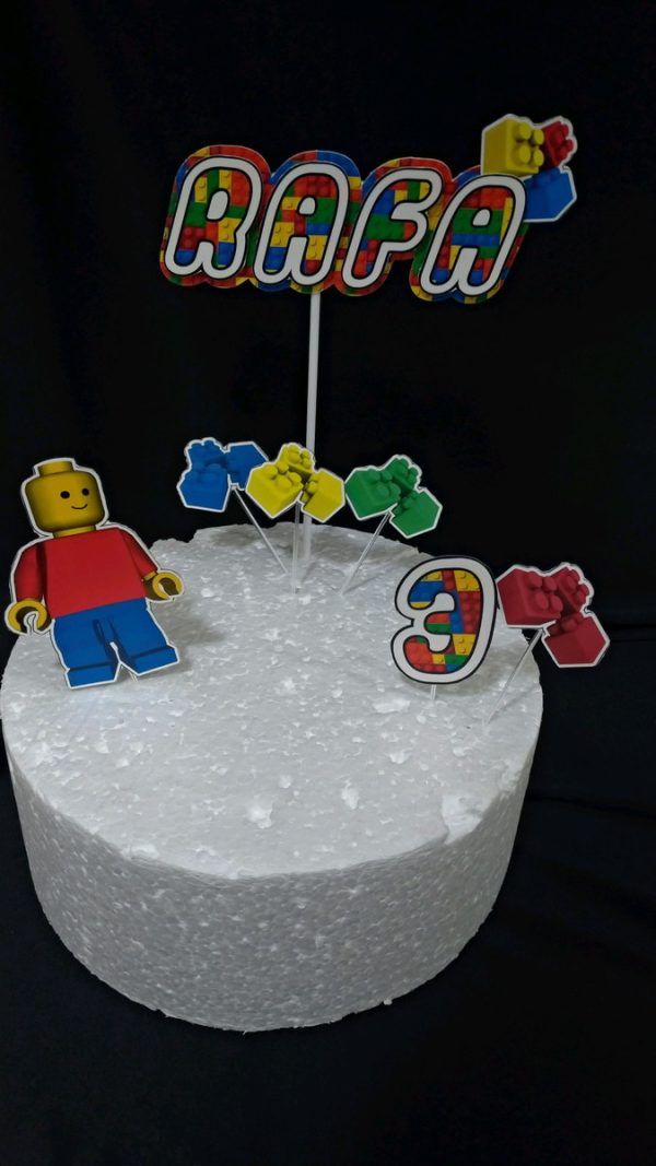 Topo de Bolo Lego - Image 2