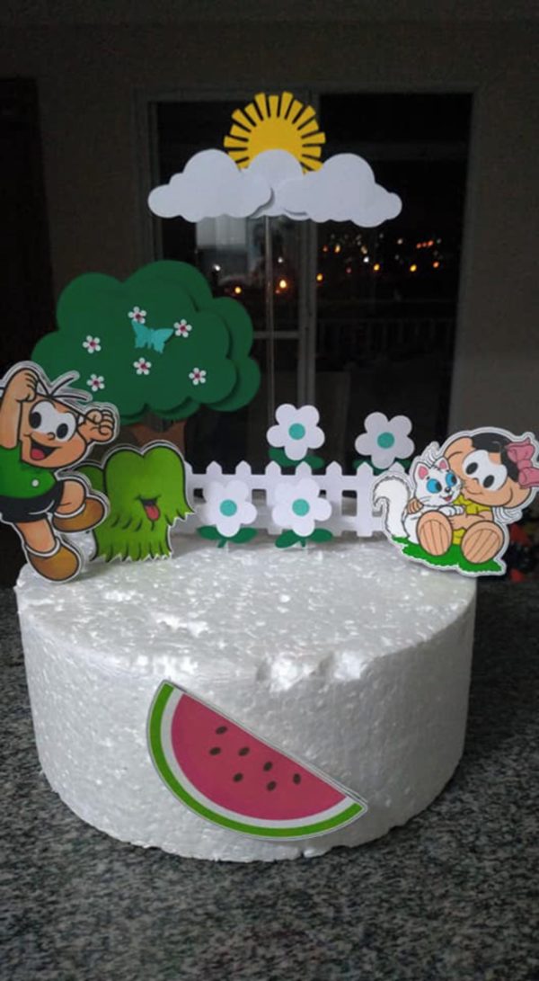 Topo de Bolo Magali e Cebolinha - Image 2