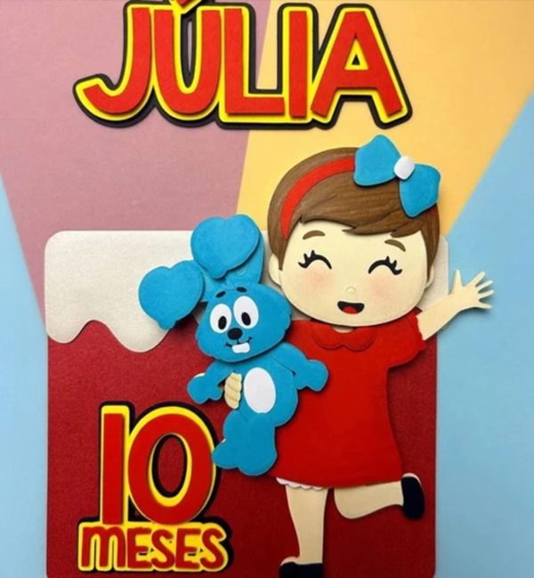 Topo de Bolo Monica