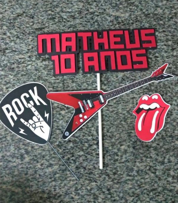 Topo de Bolo Música Rock