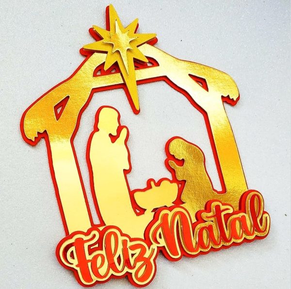Topo de Bolo Natal