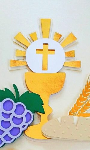 Topo de Bolo Primeira Eucaristia