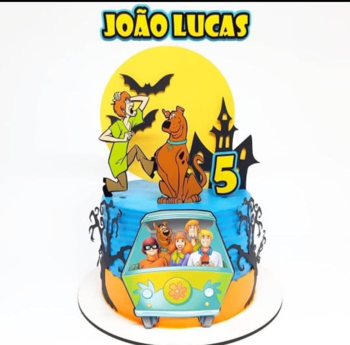 Topo de Bolo scooby doo