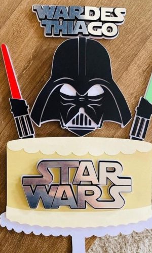 Topo de Bolo Star Wars
