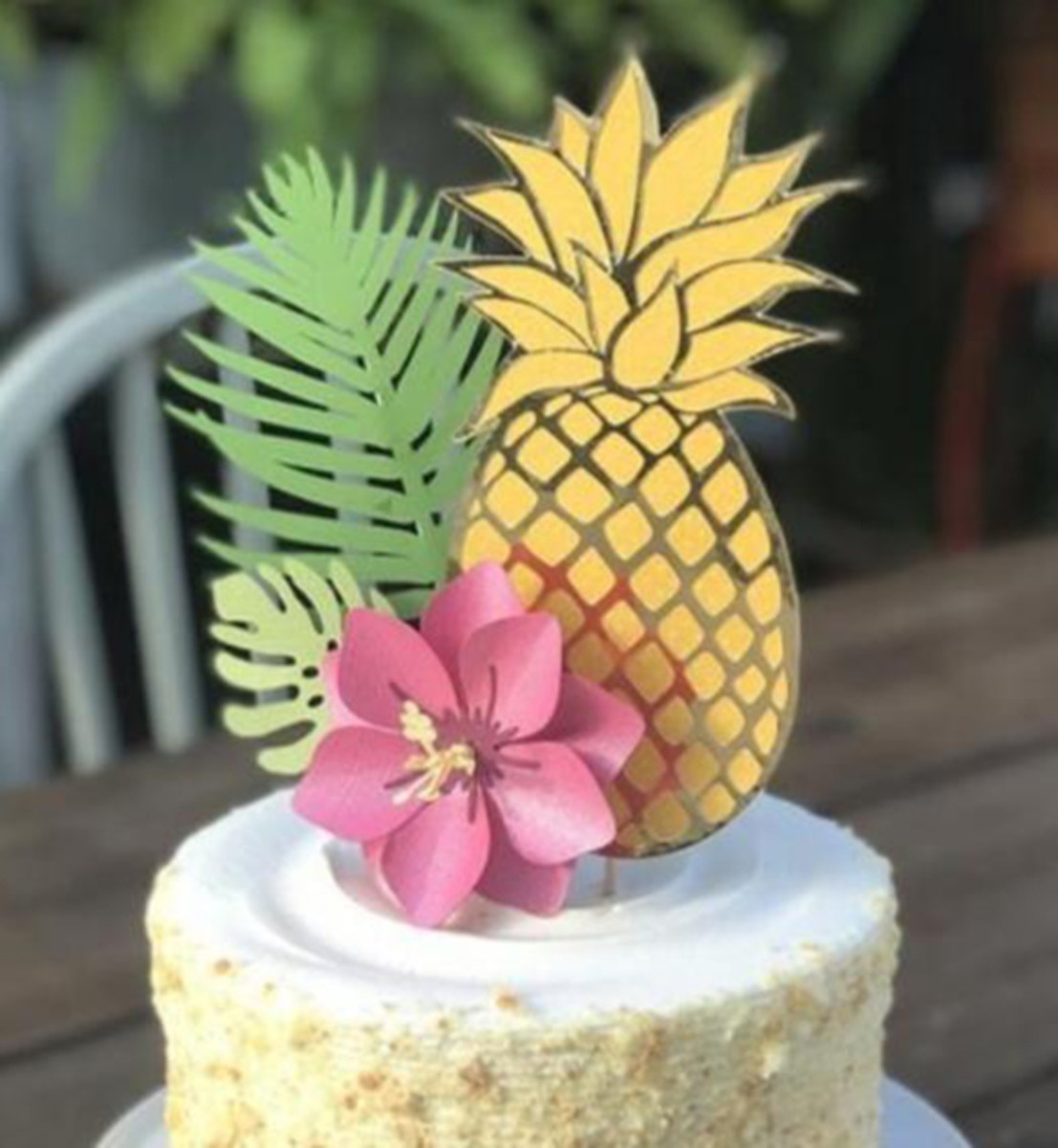 Topo de Bolo Tropical