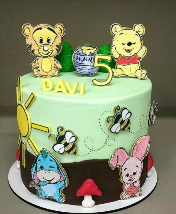 Topo de Bolo ursinho Pooh