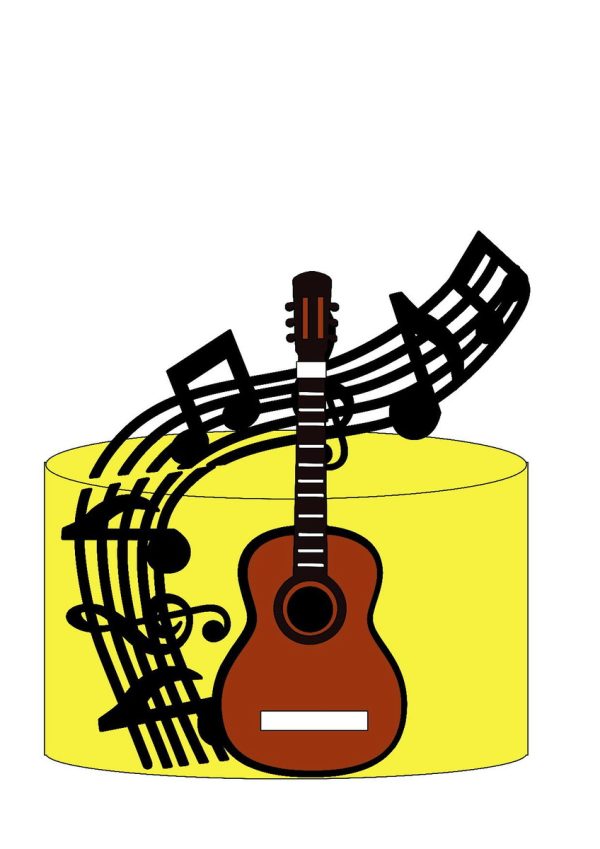 Topo de Bolo Violão
