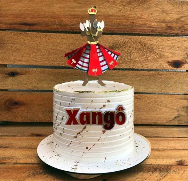 Topo de Bolo Xangô