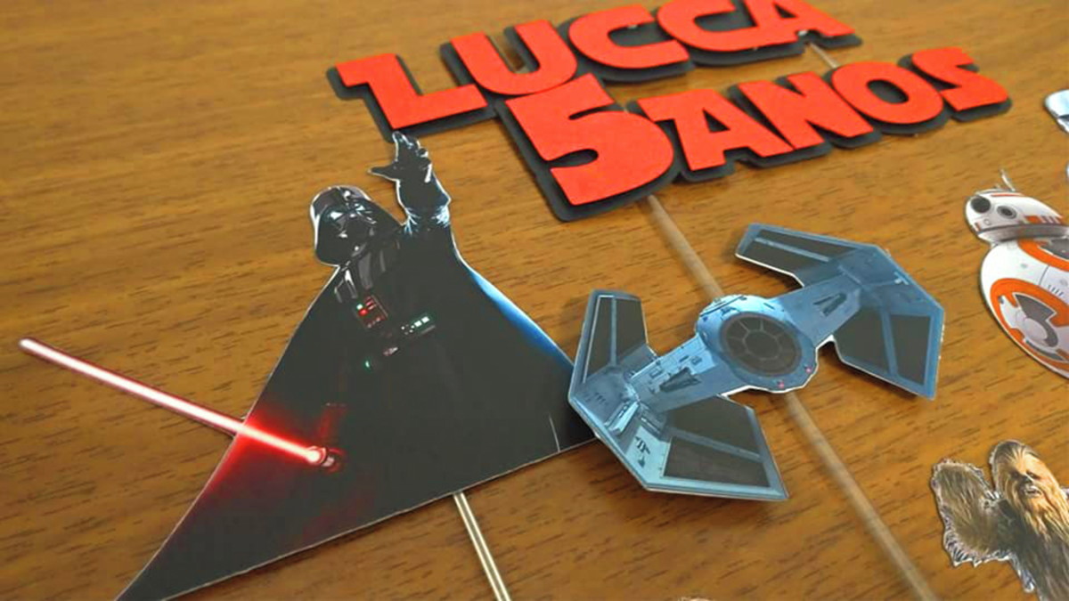 Topo de Bolo Star Wars - Imagem 3