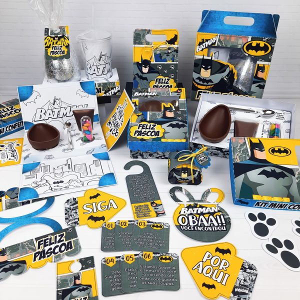 Arquivo de Corte - Kit Páscoa (Batman) 1